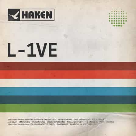 haken-l1ve album cover