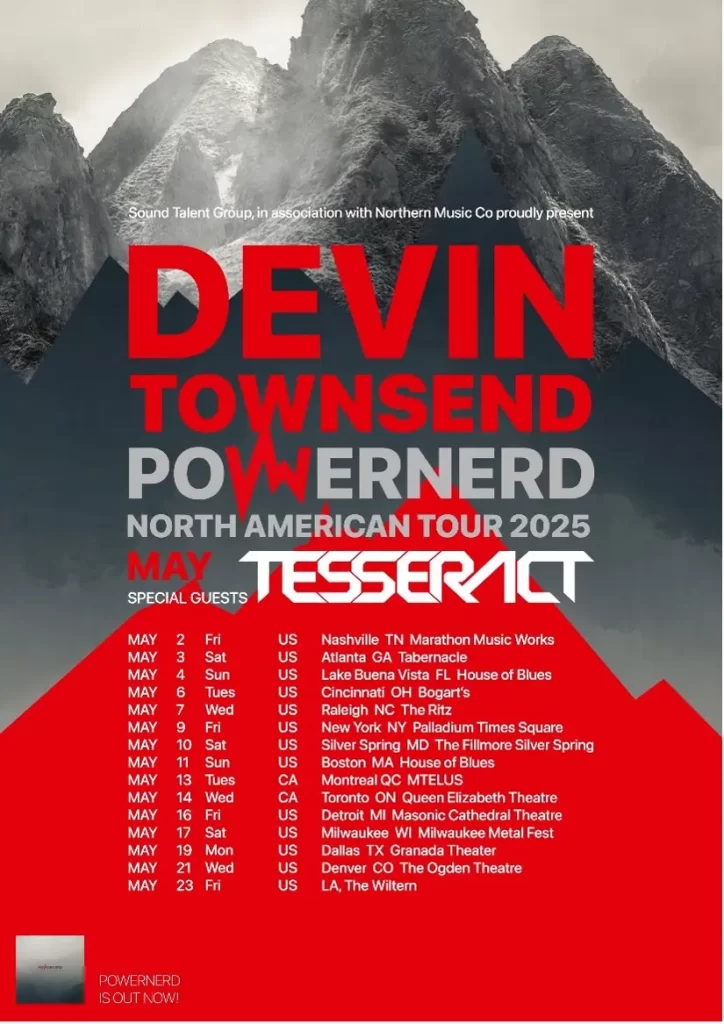 Devin Townsend tOUR