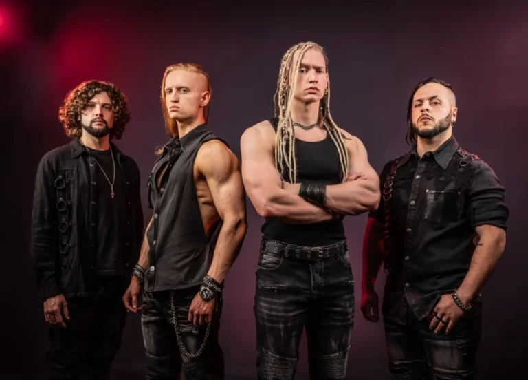 UNCURED L to R "King Z" Zachary King (drums), Zak Cox (guitars), Rex Cox (vocals), Betto Andrade (bass) (Photo Credit Neil van Niekerk)