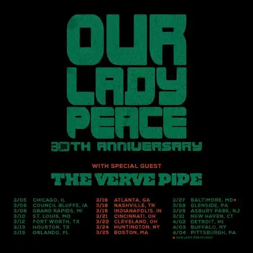 OUR LADY PEACE Tour (1)