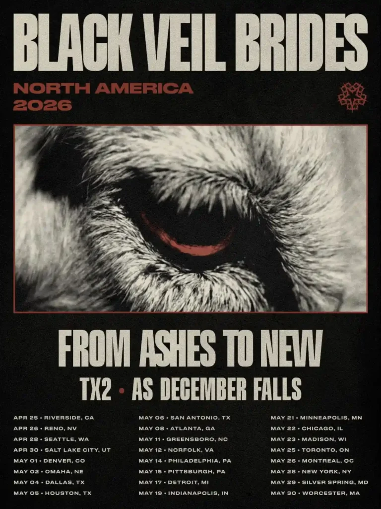 Black Veil Brides Tour
