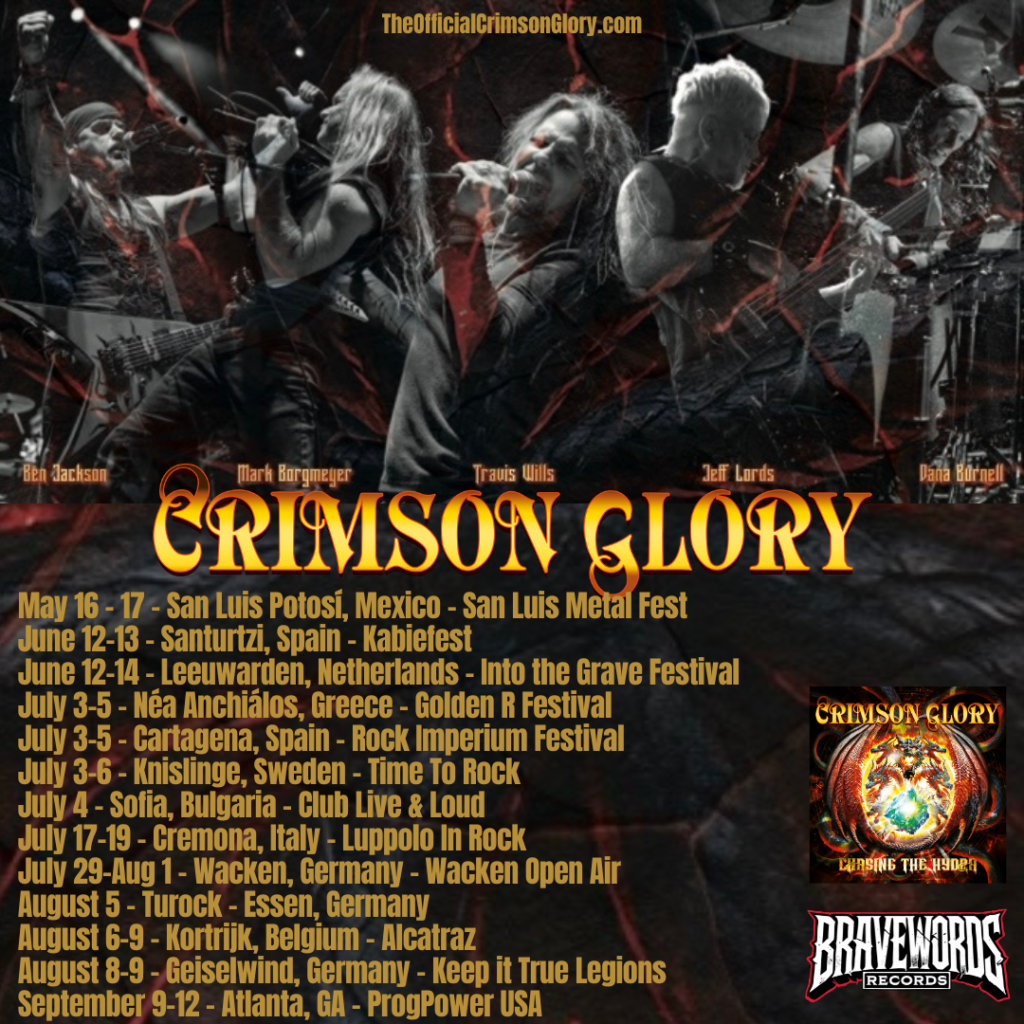 Crimson Glory tour