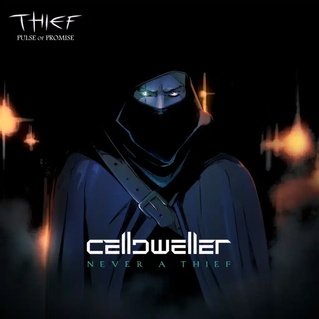 Celldweller Never a Thief single cover
