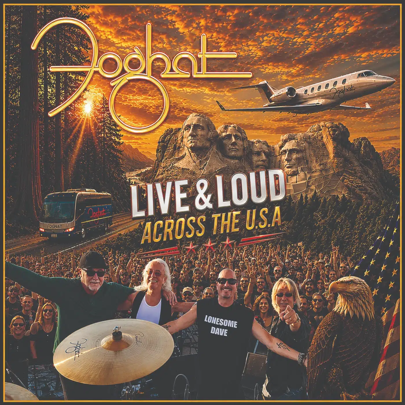 Foghat - Live & Loud Across the U.S.A. album cover