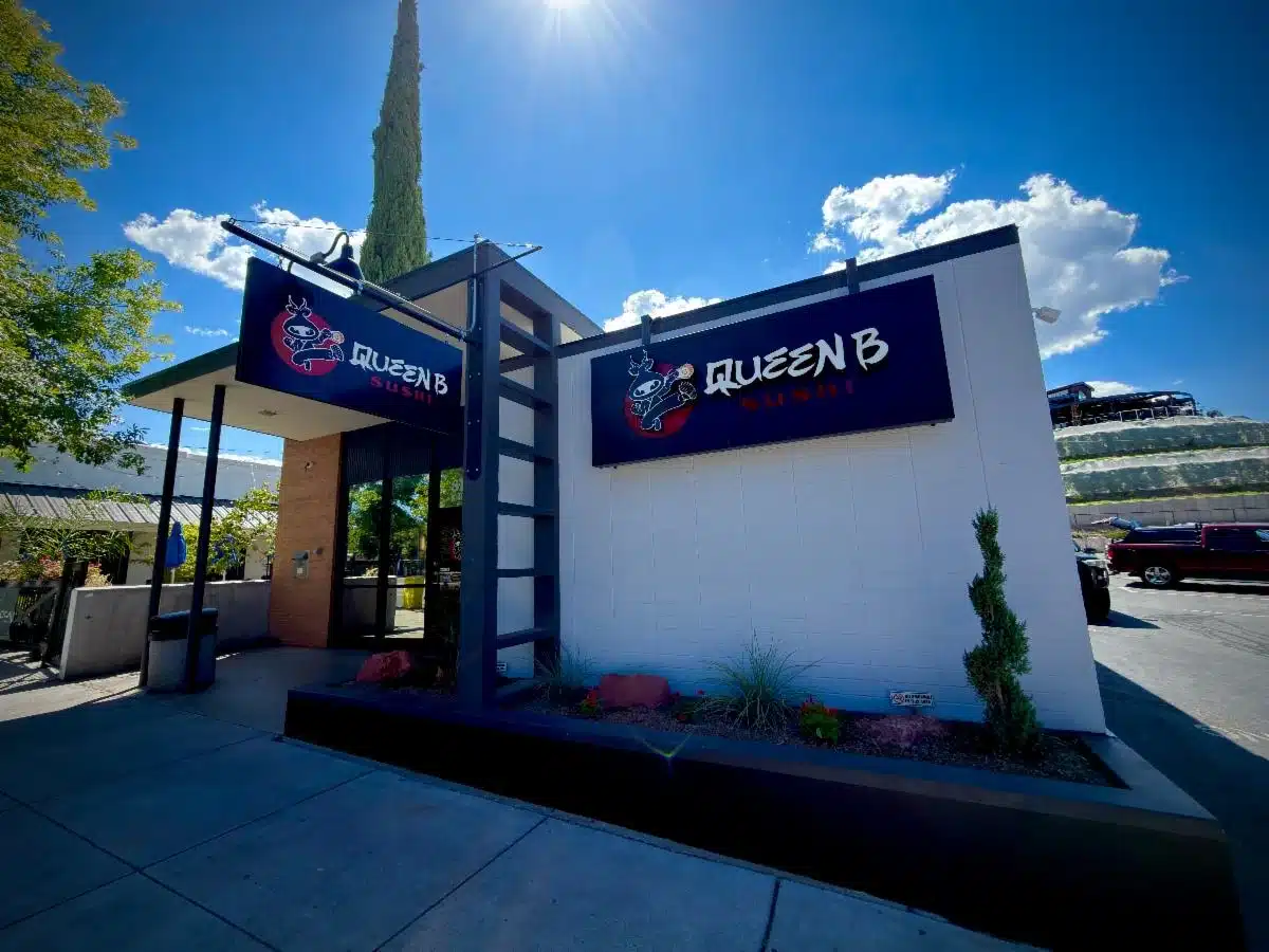 Queen B Sushi in Old Town Cottonwood, Arizona