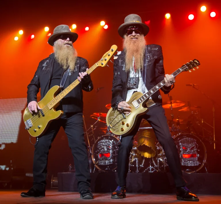 ZZ Top performing live