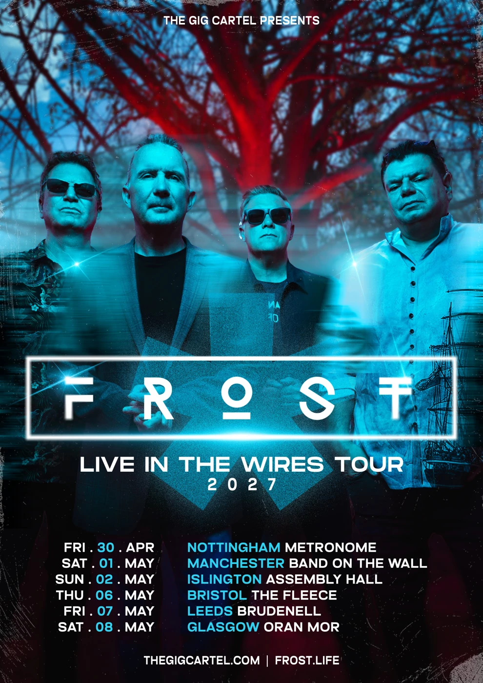 Frost* Live In The Wires Tour 2027 poster