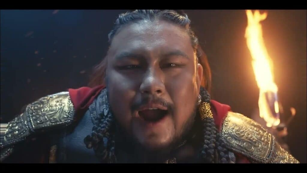 Still from The HU Warrior Chant video