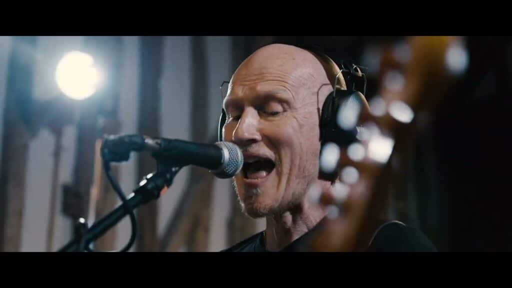 Bruce Soord in the God Knows video