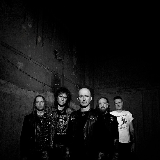Wolfbrigade band photo by Therese Ohrvall
