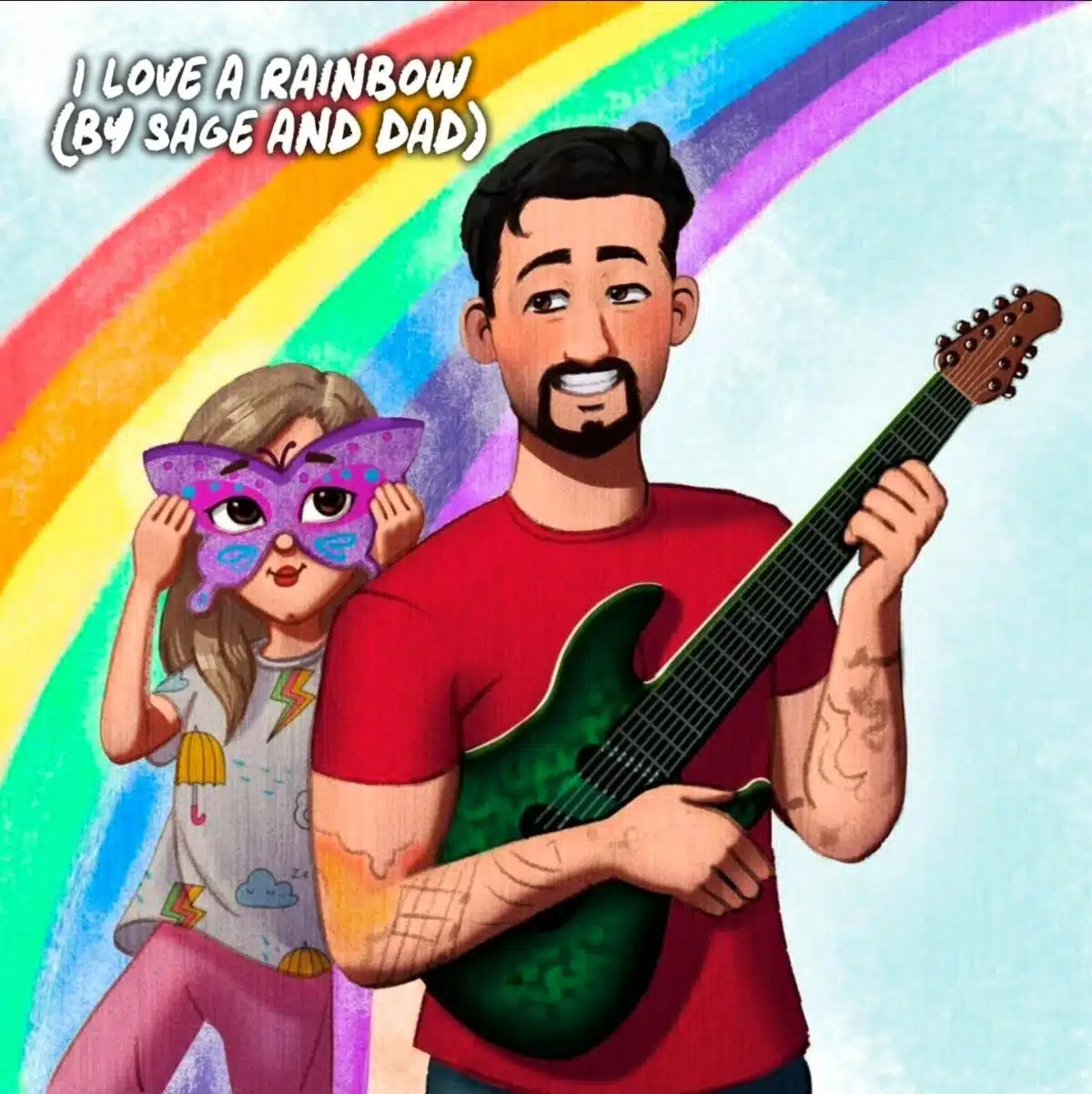 John Matos and Sage I Love a Rainbow cover artwork