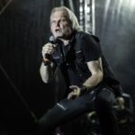 Jorn Lande singing on stage