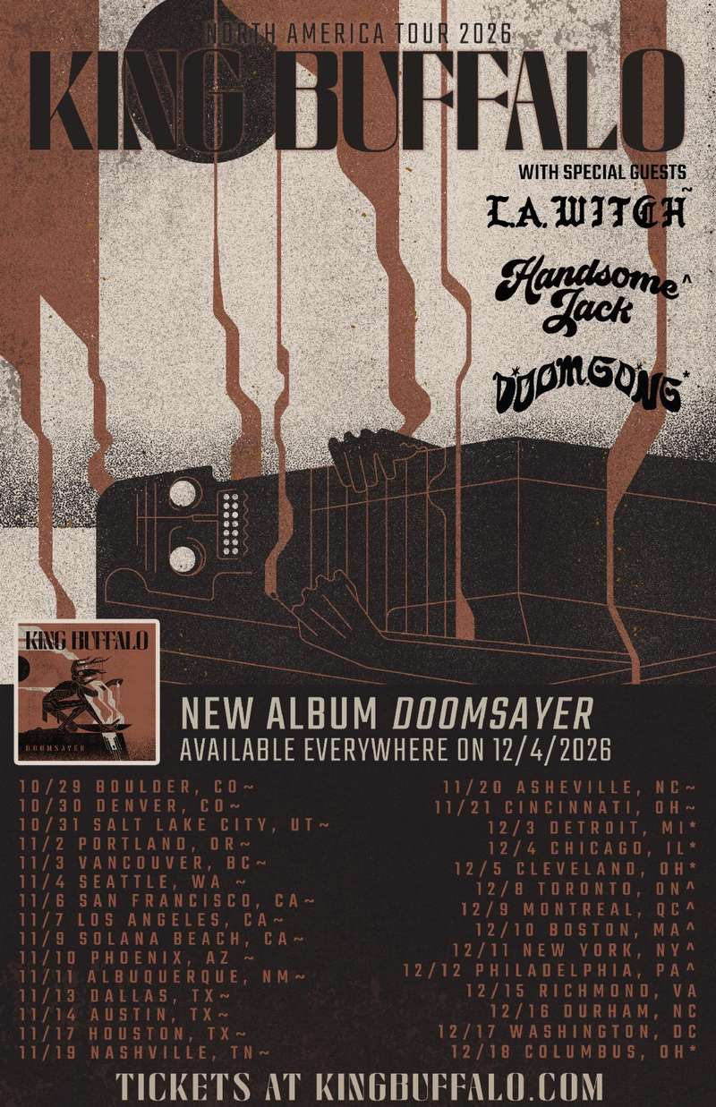 King Buffalo tour poster