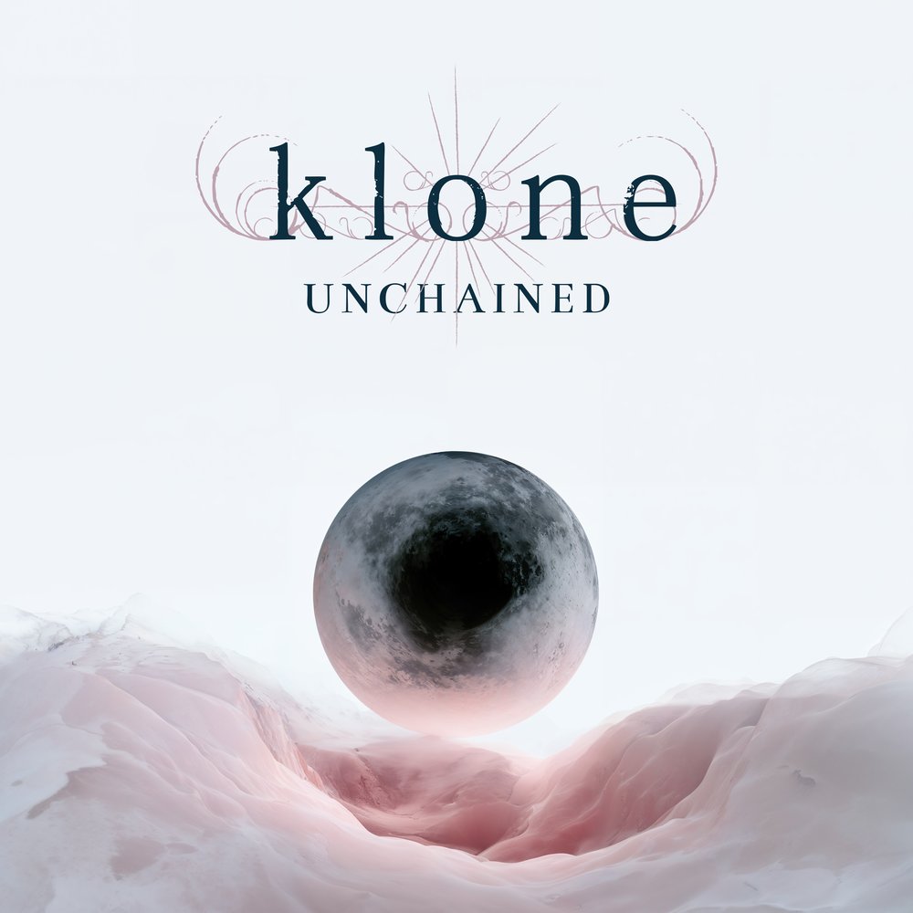 Klone Unchained single artwork with a dark moon