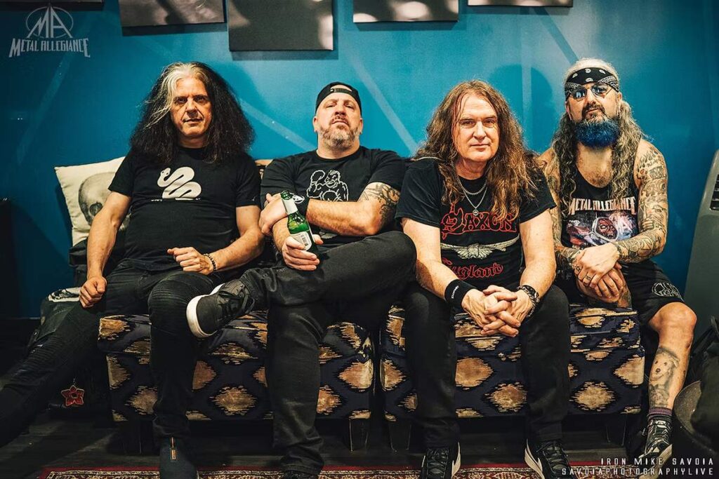 Alex Skolnick, Mark Menghi, David Ellefson and Mike Portnoy of Metal Allegiance