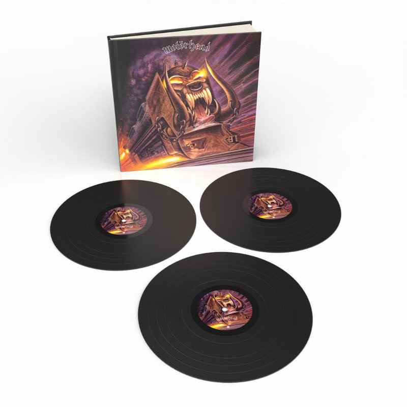 Motörhead Orgasmatron 40th Anniversary Edition 3LP bookpack