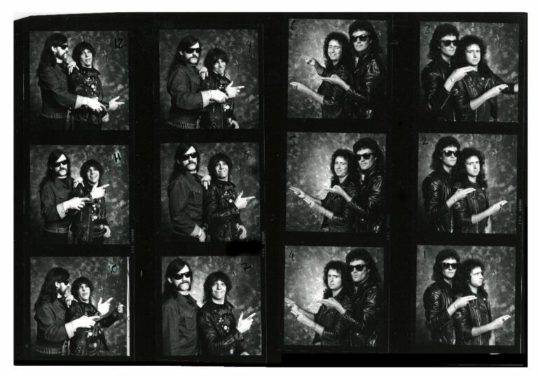 Motörhead in 1986, photo by Tony Mottram