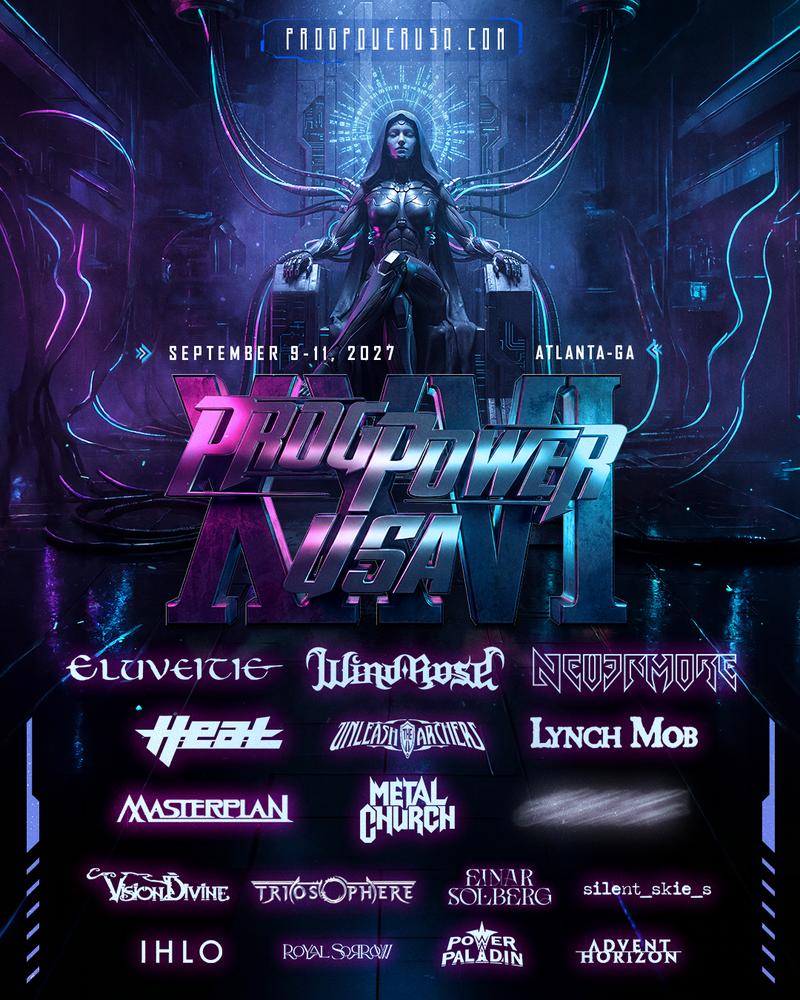 ProgPower USA 2027 lineup poster