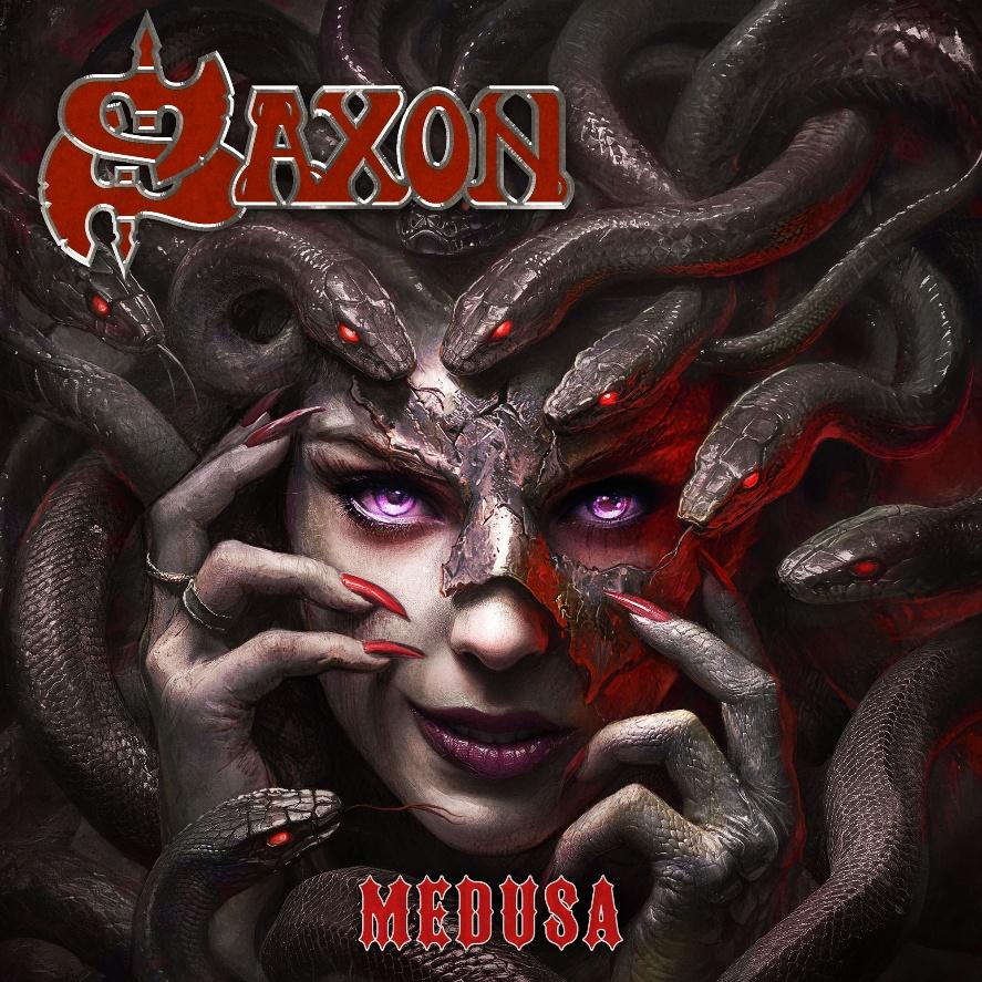 Saxon Medusa single artwork by Peter Sallai