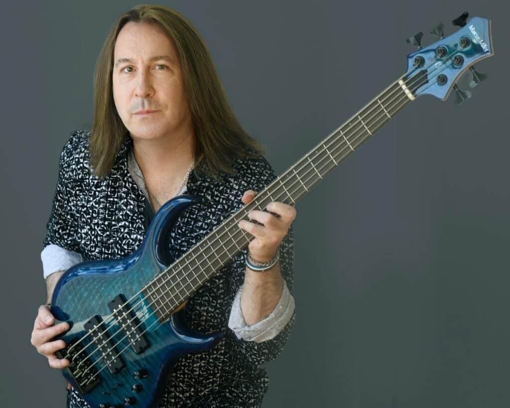 Thomas Miller with his bass